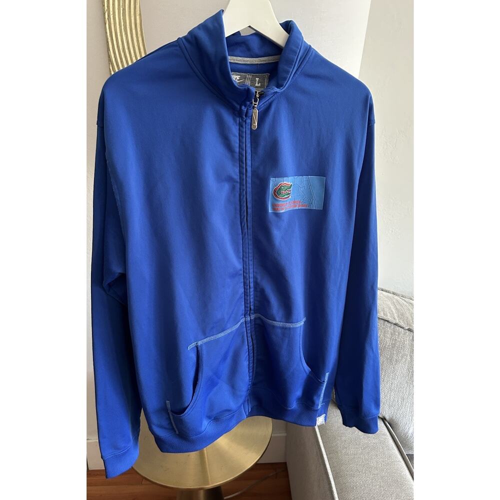Vtg Nike Florida Gators Y2K 90’s Jacket Men Large Blue Full Zip